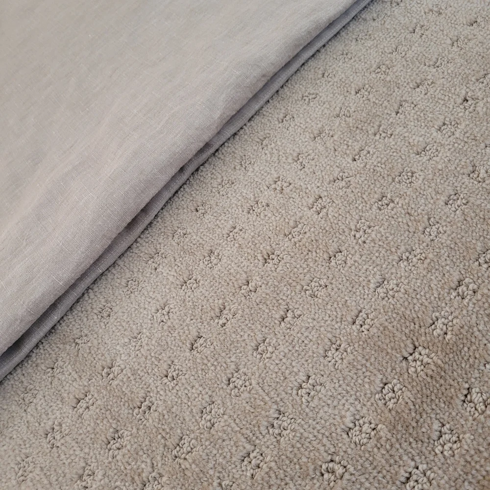 Restoration Hardware King Size 100% Vintage Washed Belgium Linen Duvet Cover.